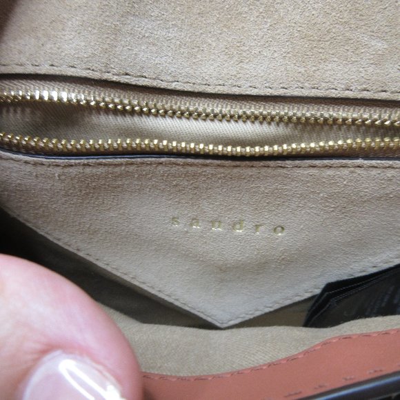 SANDRO
Lou Color-block Leather Crossbody - Picture 4 of 6